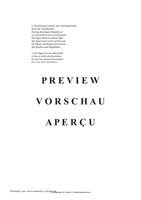 Product gallery: Page 3 of 3 Glückliche Jagd , , Piano and Voice