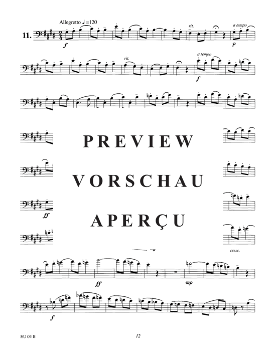 Product gallery: Page 16 of 21 Etudes for Euphonium, Vol. 4 , , (Euphonium Solo)
