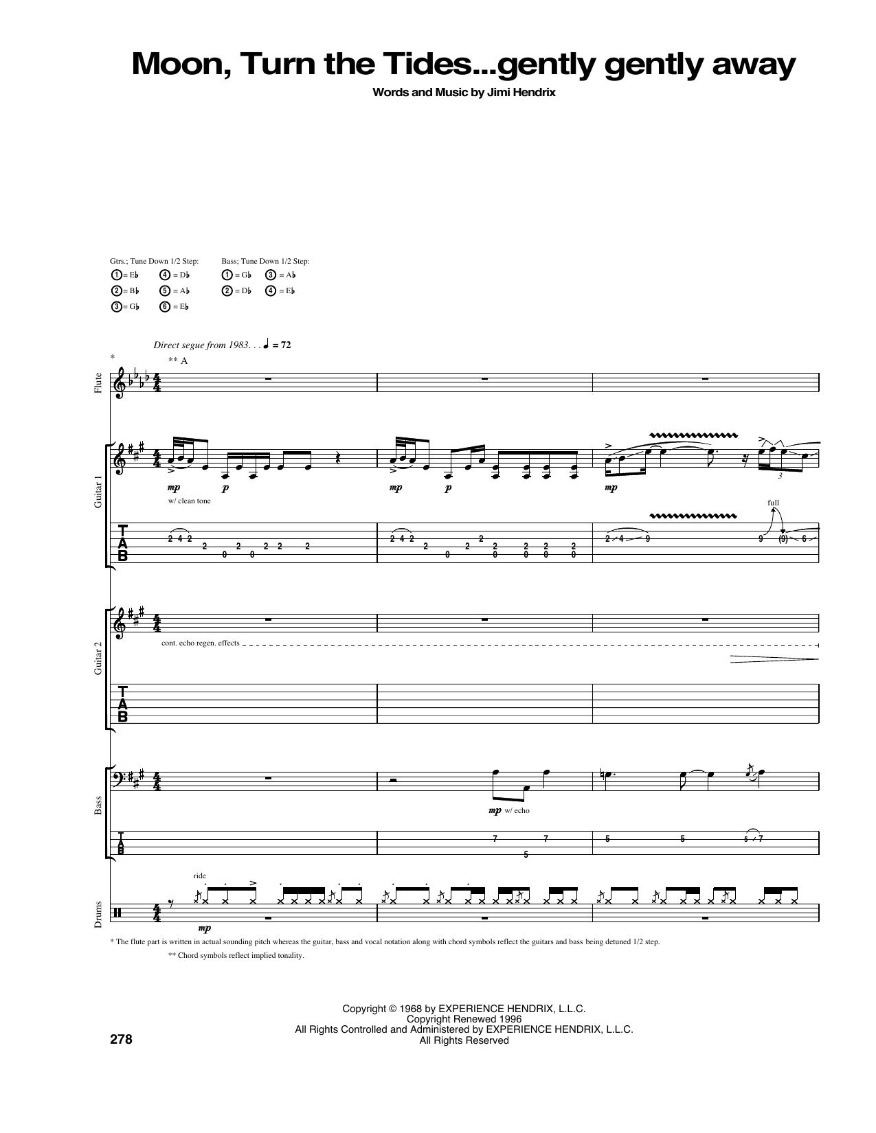 Product gallery: Page 1 of 1 Moon Turn The Tides Gently Gently Away, Jimi Hendrix