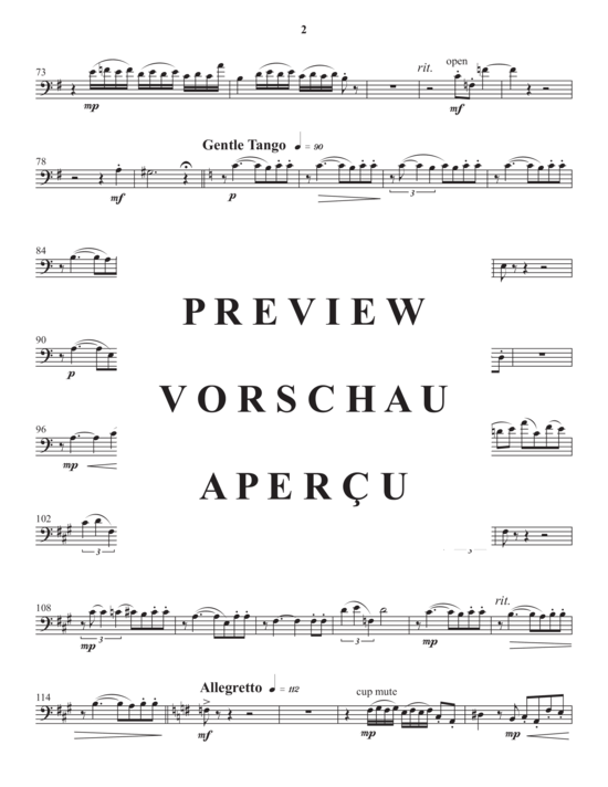 Product gallery: Page 14 of 21 Nocturne , , (Trombone Quartet)