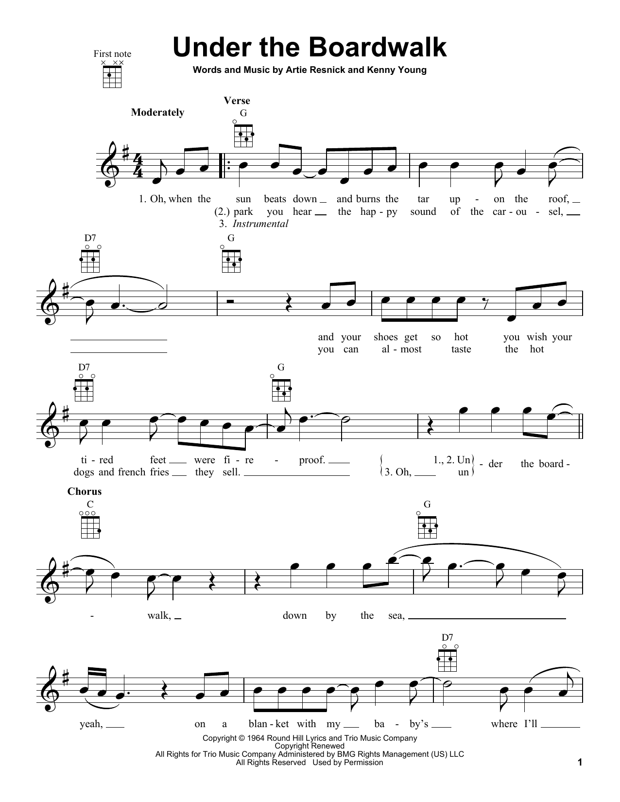 Product gallery: Page 1 of 1 Under The Boardwalk, The Drifters