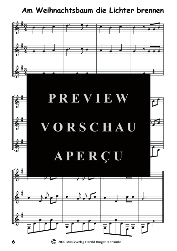 gallery: Alle Jahre wieder, , Gitarren-Ensemble 2-4 Gitarren