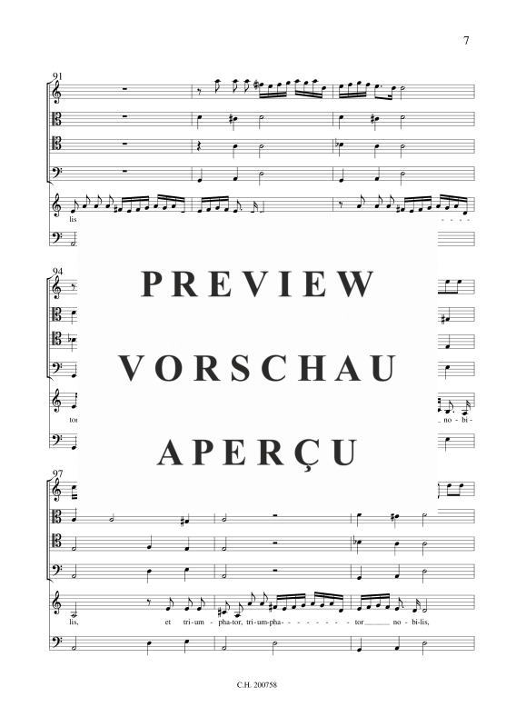 gallery: Jesu dulcis memoria, , (Gemischtes Ensemble Alt, 4 Violen und BC)