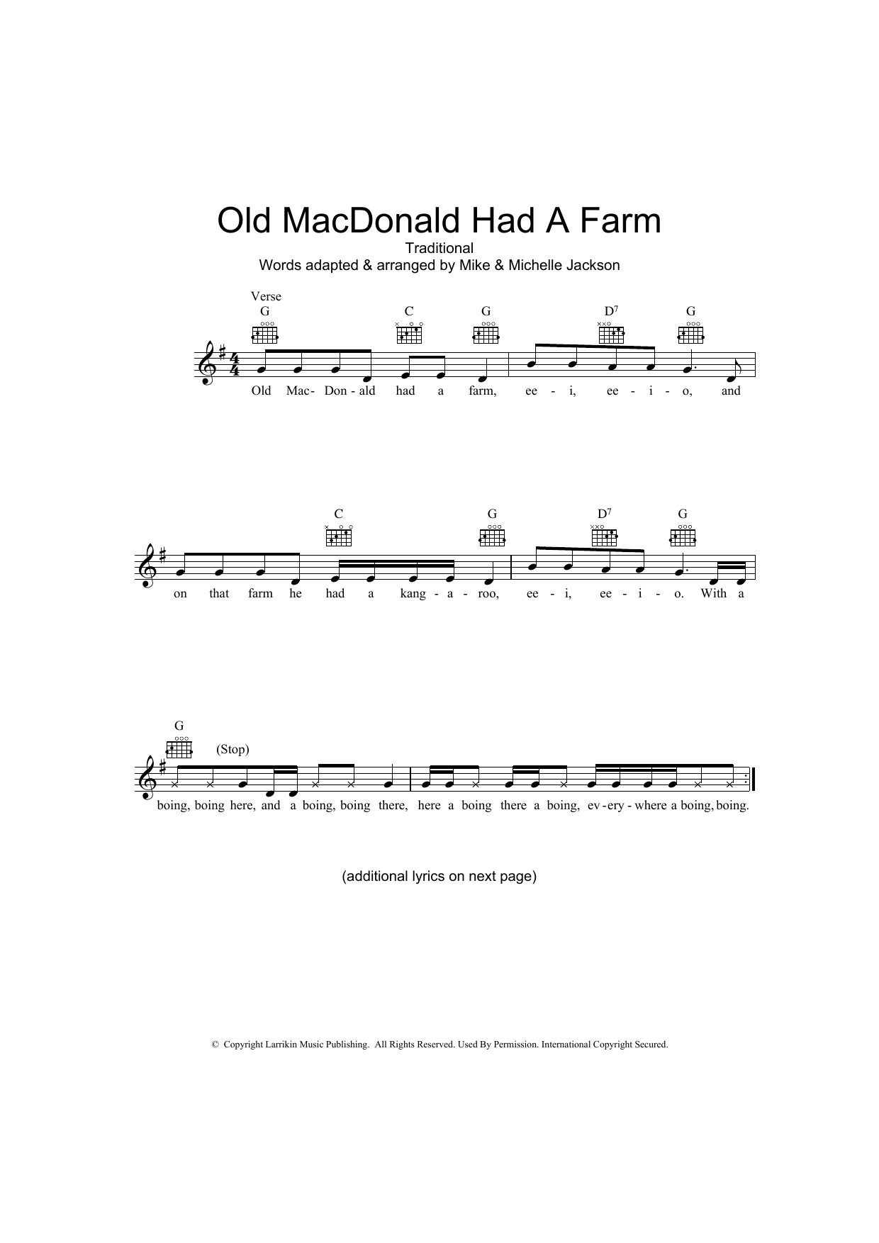 Product picture to: Old MacDonald Had A Farm (Australian version)