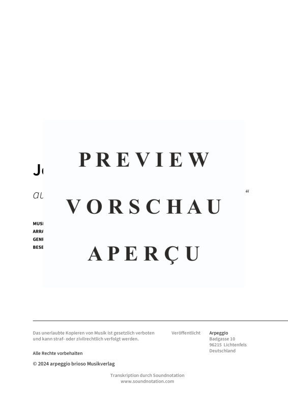 Product gallery: Page 3 of 8 Joy to the World - aus dem Album Barock und Jazz zum Fest, , (Duet 2x violin)
