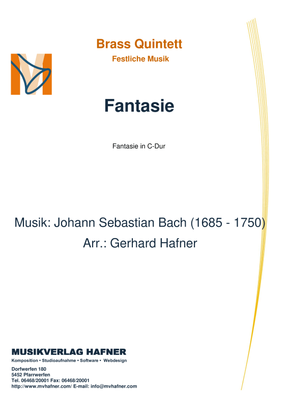 Produktbild zu: FantasieJohann Sebastian Bach