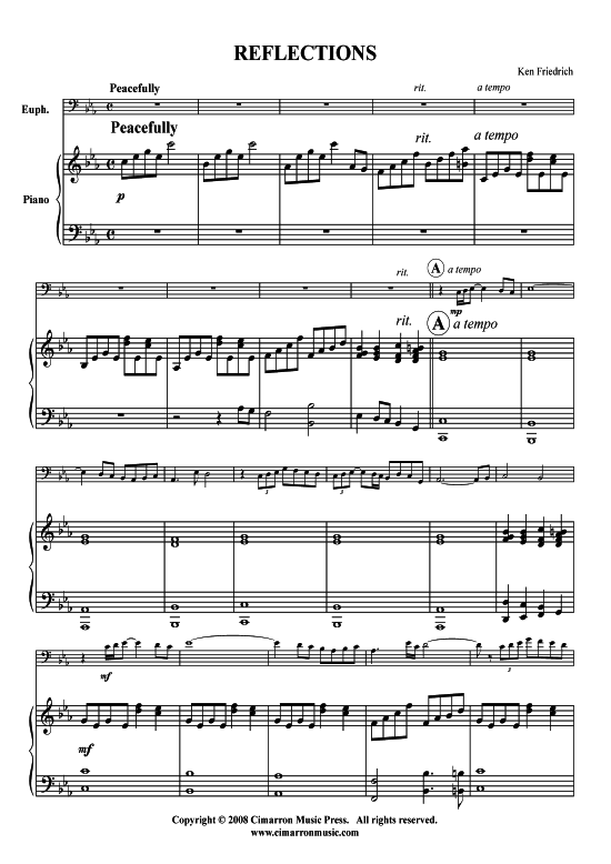 Product picture to: Reflections Kenneth Friedrich