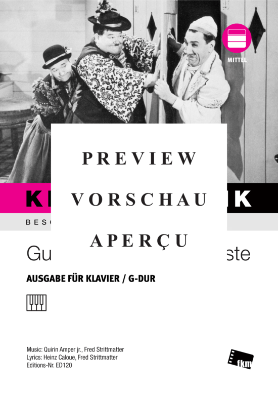 gallery: Guten Abend, liebe Gäste - Title song from the TV series Väter der Klamotte (1973) , ,  (Klavier Solo)