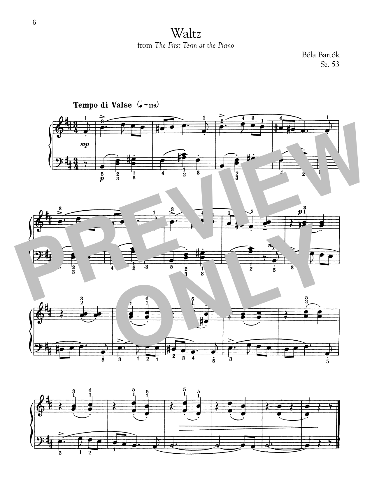 Produktbild zu: Waltz
