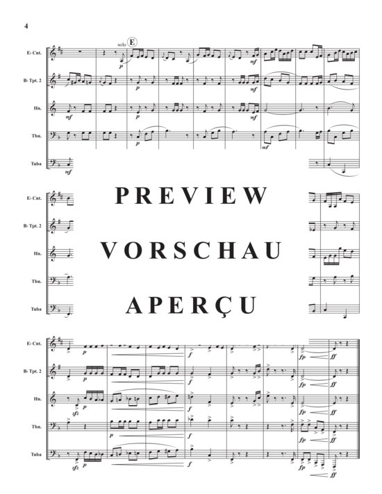 Produktgalerie: Seite 6 von 12 Summer Festival Polka , , (Blechbläserquintett)