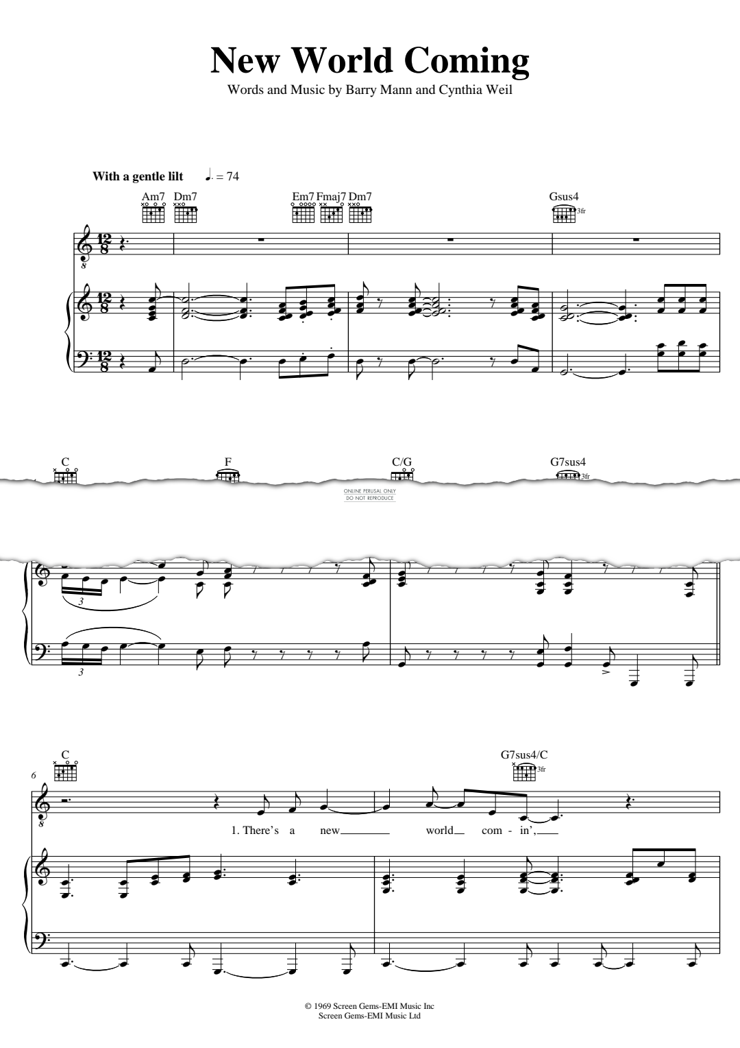 Product gallery: Page 1 of 1 New World Coming, Nina Simone