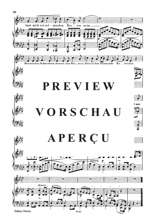 Product gallery: Page 4 of 4 Helft mir ihr Schwestern, Op.42 No.5, , Low Voice and Piano