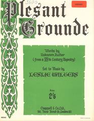 cover: Plesant Grounde, Leslie Walters