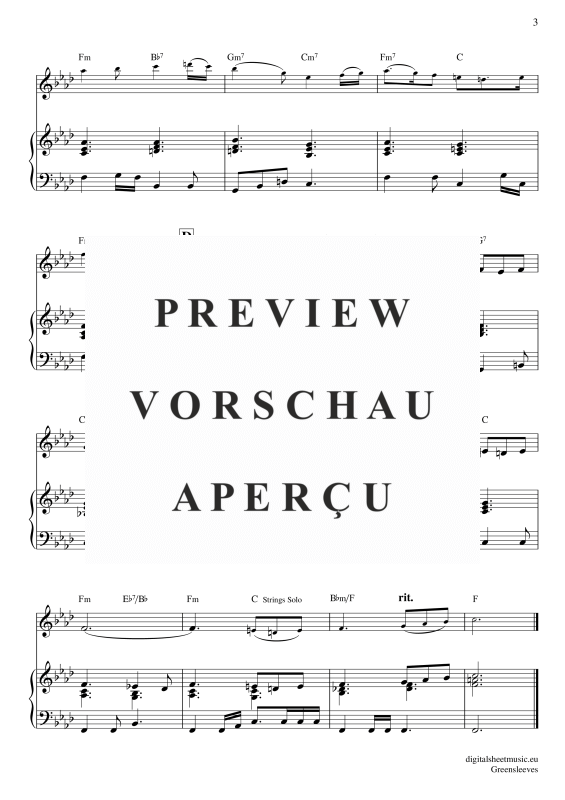 Product gallery: Page 4 of 4 Greensleeves, Simoni, Edward, Voice with Piano Accompaniment