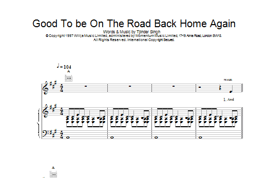 Produktbild zu: Good To Be On The Road Back Home Again
