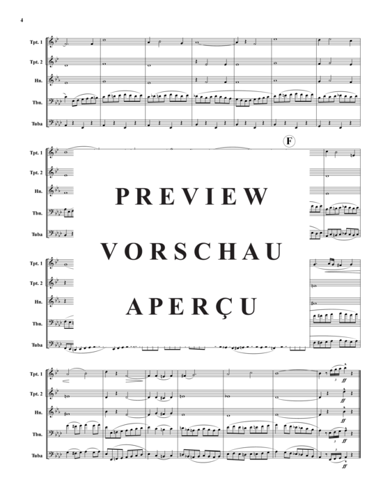 Produktgalerie: Seite 5 von 15 Host of Freedom , , (Blechbläserquintett, opt. Drums)