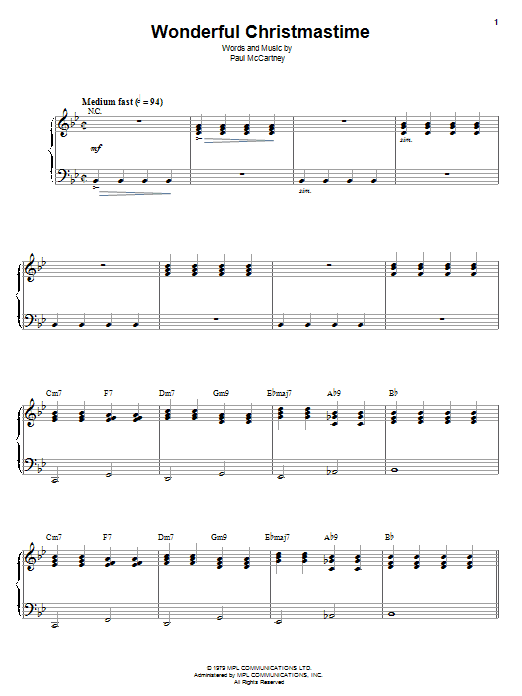 Product gallery: Page 1 of 1 Wonderful Christmastime, Paul McCartney