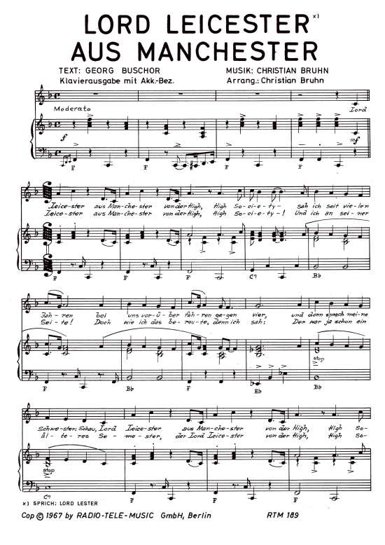 Produktbild zu: Lord Leicester aus ManchesterManuela