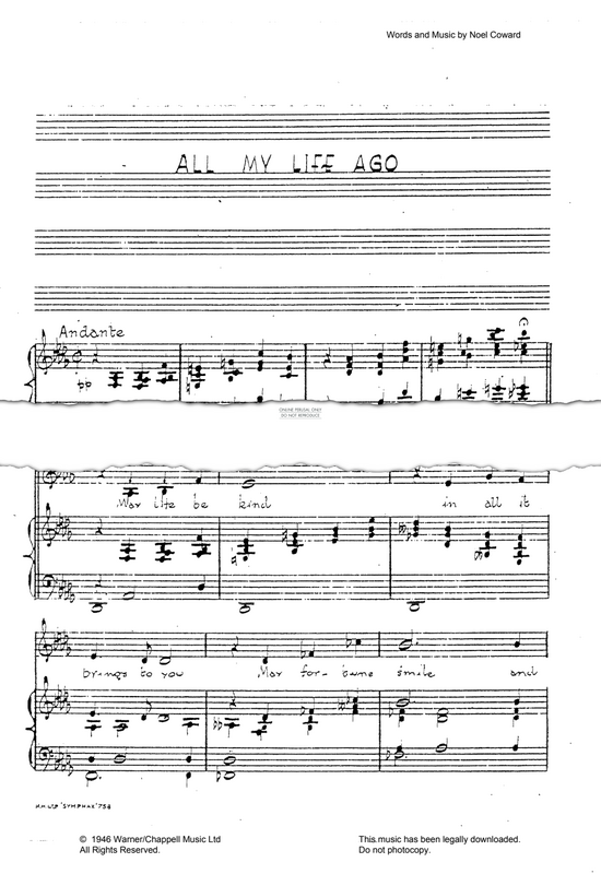 Product picture to: All My Life Ago (from 'After The Ball')