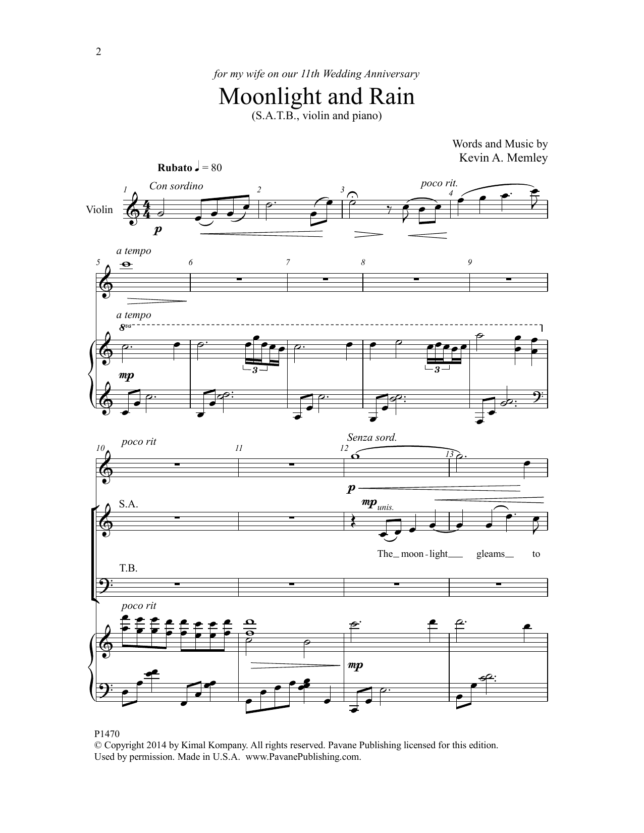 Product picture to: Moonlight and Rain