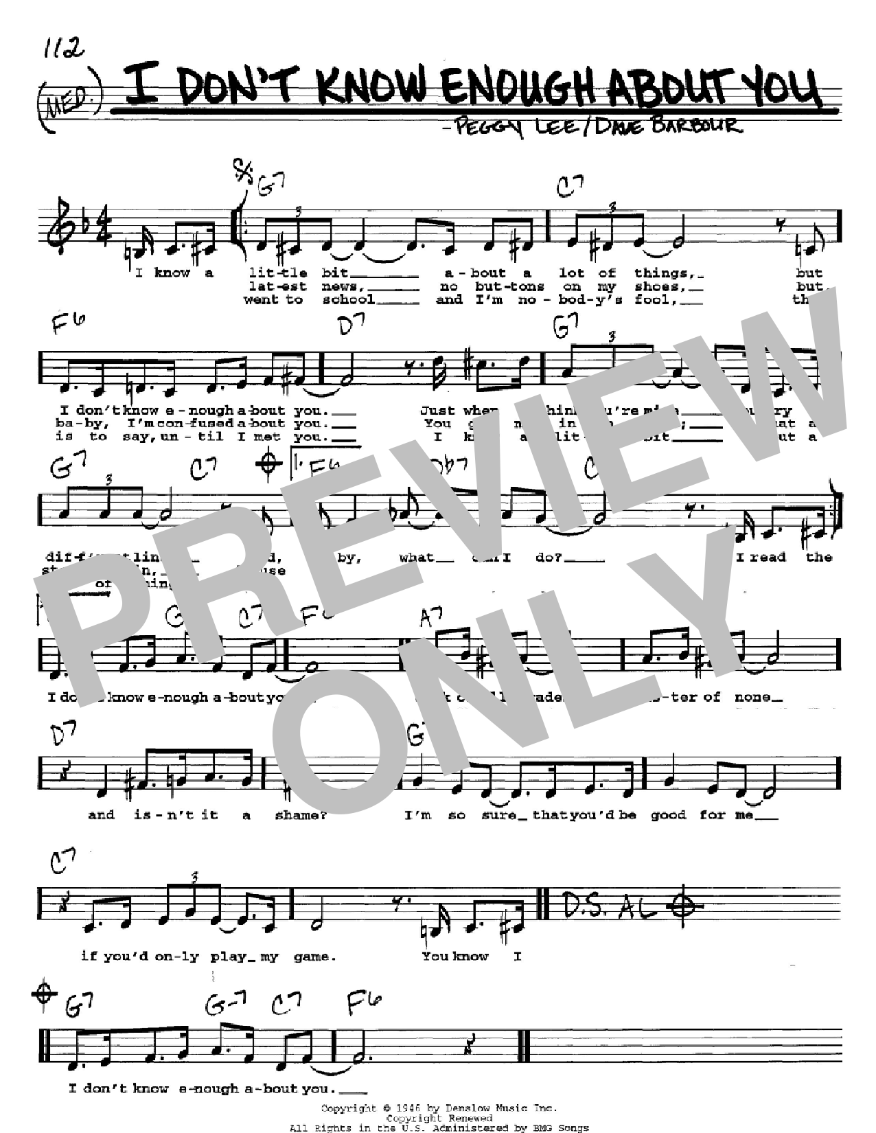 Produktbild zu: I Don't Know Enough About You