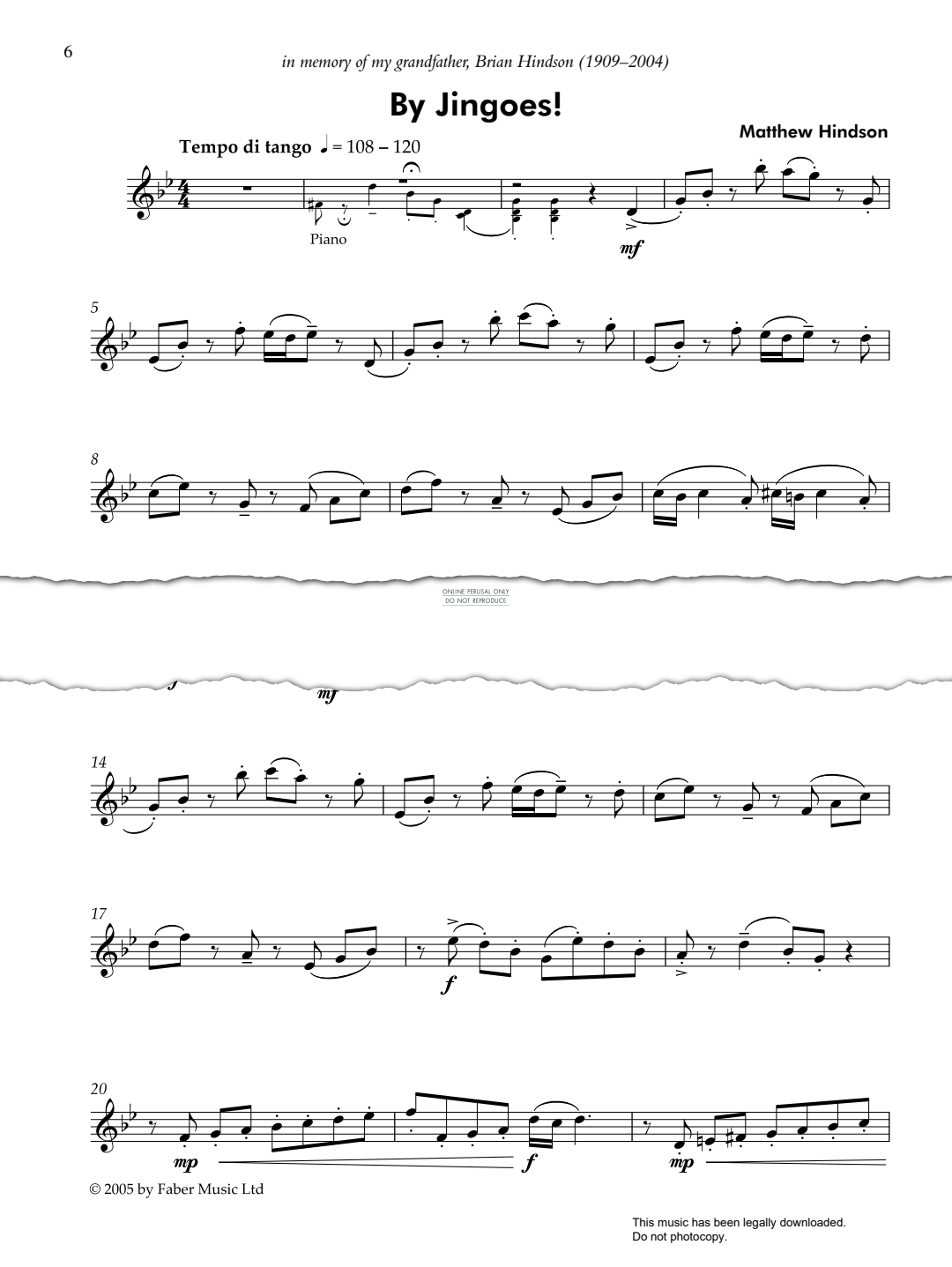 Produktgalerie: Seite 1 von 1 By Jingoes, Matthew Hindson, Klavier, Oboe