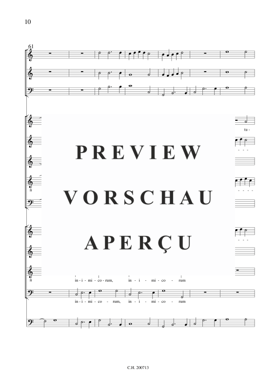 gallery: Dixit Dominus , , (Gemischtes Ensemble 9 Stimmen, 2 Vioilinen, Violone und BC)