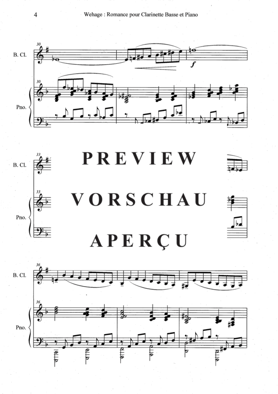 Product gallery: Page 7 of 14 Romance , , (bass clarinet + piano)