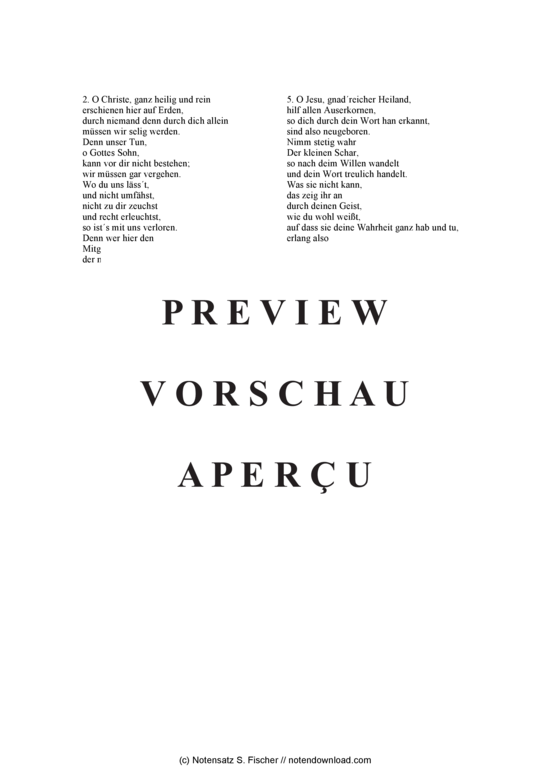 Product gallery: Page 5 of 5 O Jesu zart in neuer Art empfangen und geboren , , (mixed choir)
