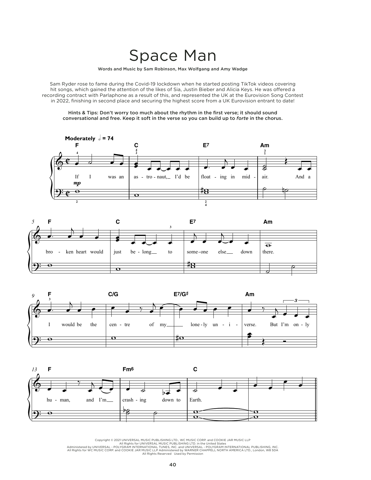 Produktbild zu:  SPACE MAN - Sam Ryder