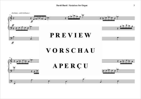 Product gallery: Page 6 of 19 Variations , , (Orgel Solo)