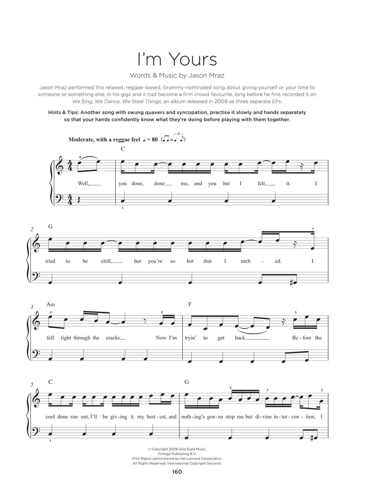 Product picture to: I'm Yours