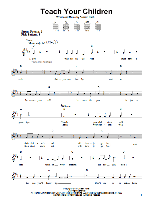 Product gallery: Page 1 of 1 Teach Your Children, Crosby, Stills, Nash & Young