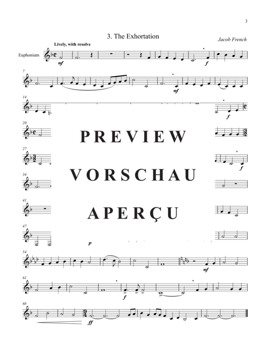 Produktgalerie: Seite 11 von 21 3 Early American Shaped Note Anthems, , (2xTrompete in B, Horn in F, Posaune)