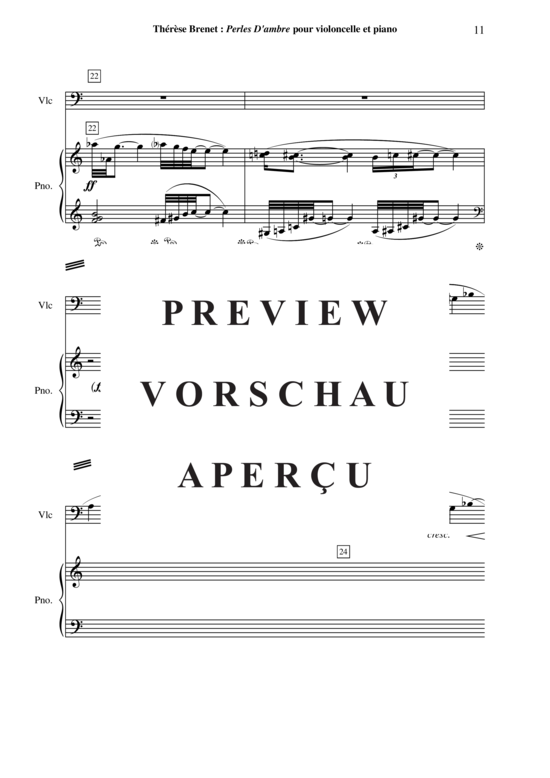 Product gallery: Page 12 of 18 Perles d'Ambre , , (Cello + Klavier)