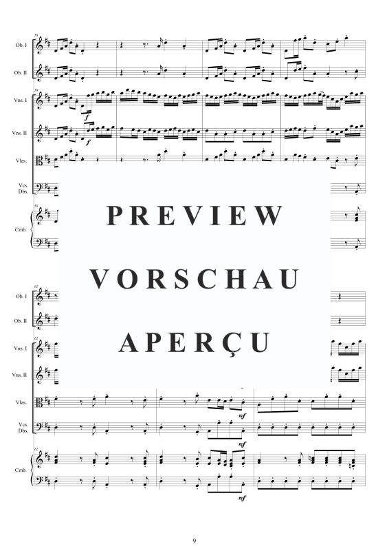 Product gallery: Page 10 of 11 Concerto No.12 in D major Op.9, , 2 Solo Oboes, String Ensemble, and Harpsichord (Bc)