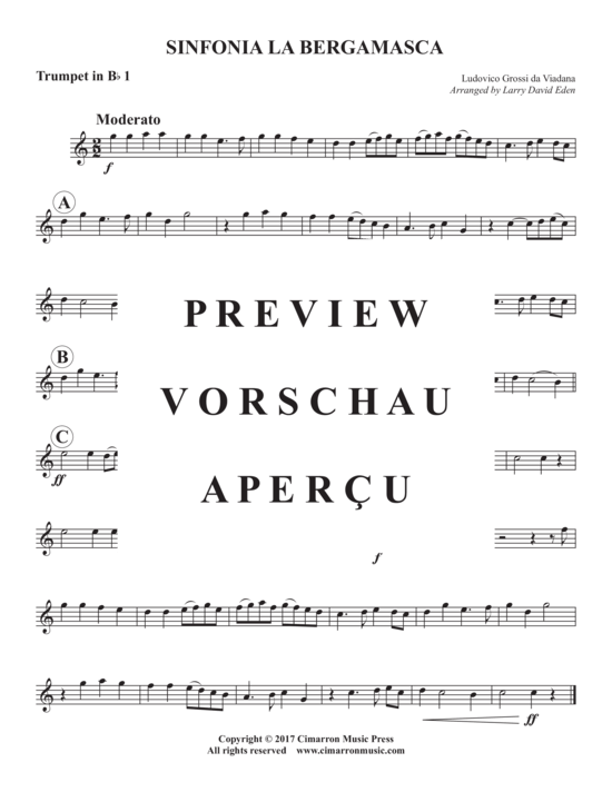 Produktgalerie: Seite 6 von 10 Sinfonia La Bergmasca , , (Blechbläserquintett)
