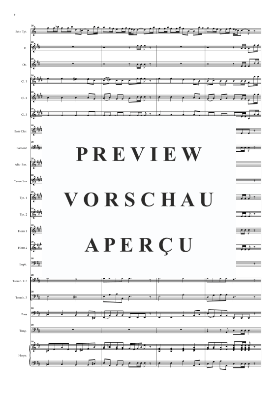 Produktgalerie: Seite 9 von 11 Trompetenkonzert D-Dur, , Concert Band und Solo Trompete in D