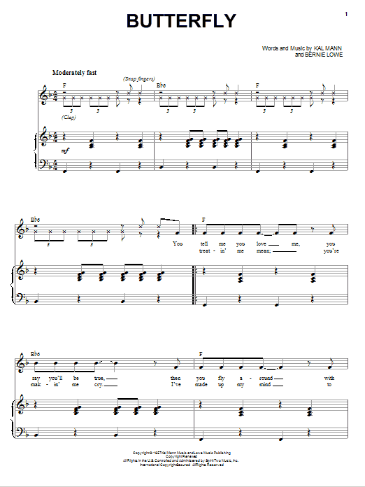 Product gallery: Page 1 of 1 Butterfly, Andy Williams