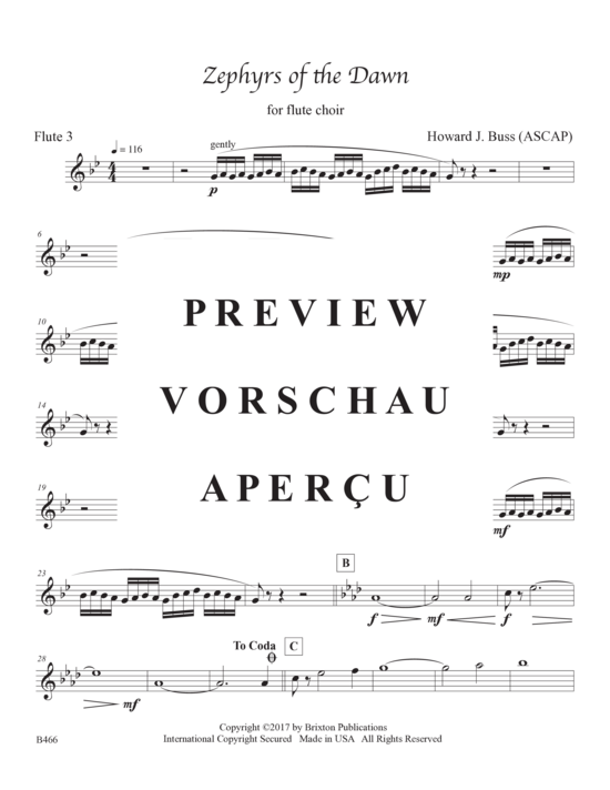 Product gallery: Page 20 of 21 Zephyrs of the Dawn , , (flute choir)