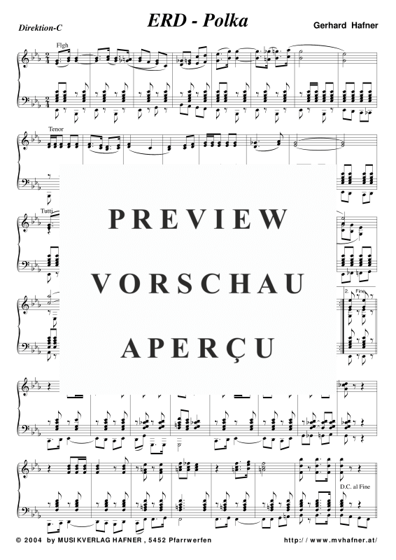 Product gallery: Page 5 of 11 ERD Polka, , (large wind orchestra)