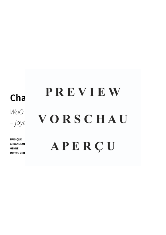 Produktgalerie: Seite 3 von 6 Chanson à boire - WoO 109 simplifié en do majeur - joyeux, léger et facile à apprendre, , Klavier Solo