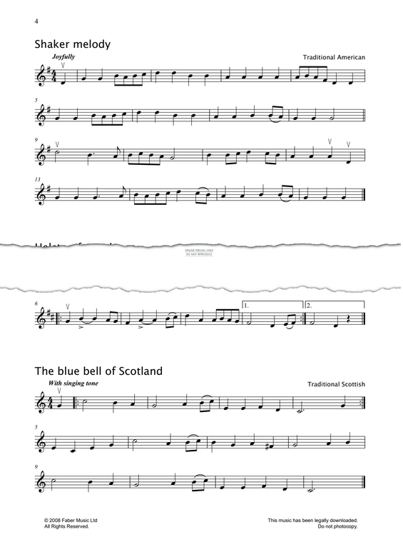 Produktgalerie: Seite 1 von 1 Helston Furry Dance, English Traditional, Violine