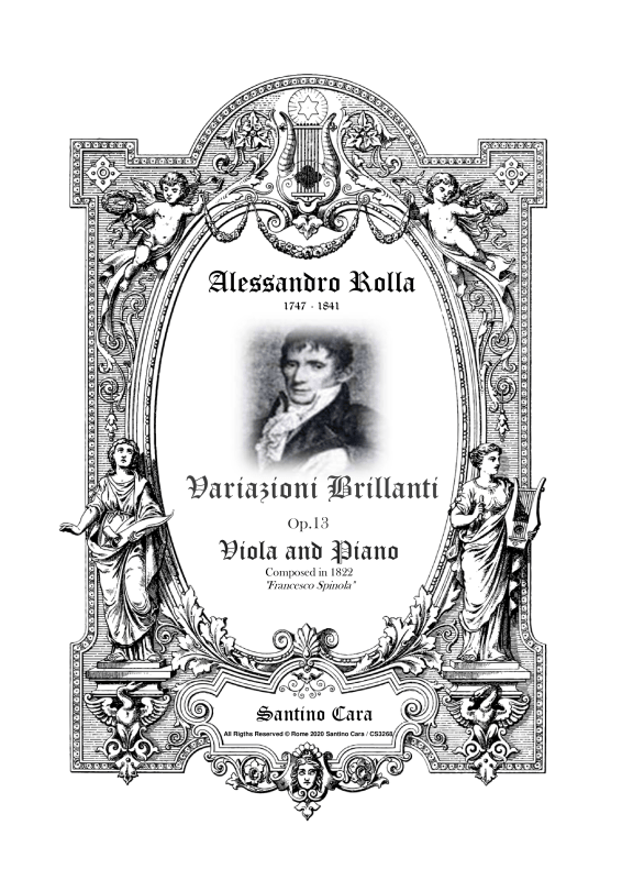 Produktbild zu: Variazioni Brillanti in F-Dur Op.13Alessandro Rolla