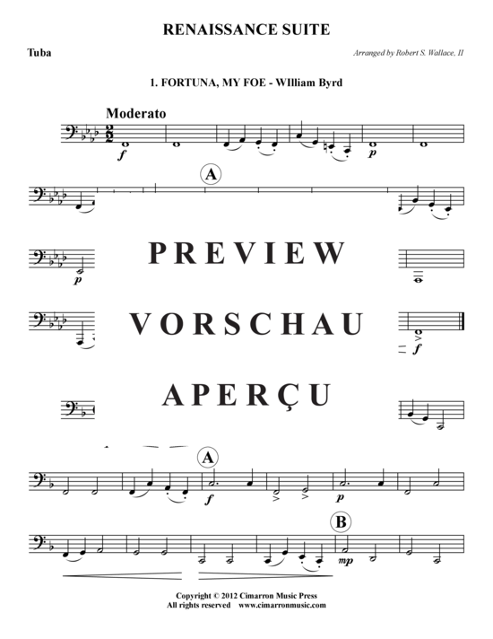 Produktgalerie: Seite 13 von 14 Renaissance Suite, 3 Sätze , , (Blechbläserquintett)