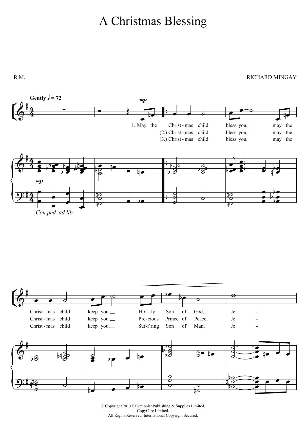 Produktbild zu: A Christmas Blessing