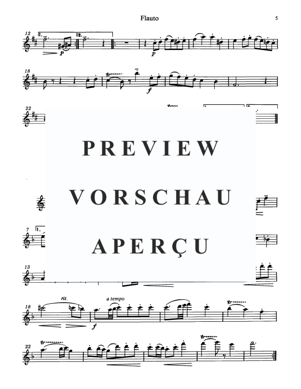 Product gallery: Page 6 of 11 The Would-Be Gentleman, , Wind Quintet