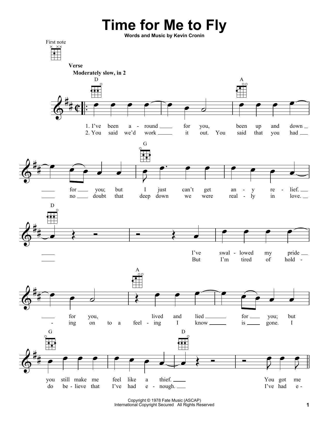 Product gallery: Page 1 of 1 Time For Me To Fly, REO Speedwagon