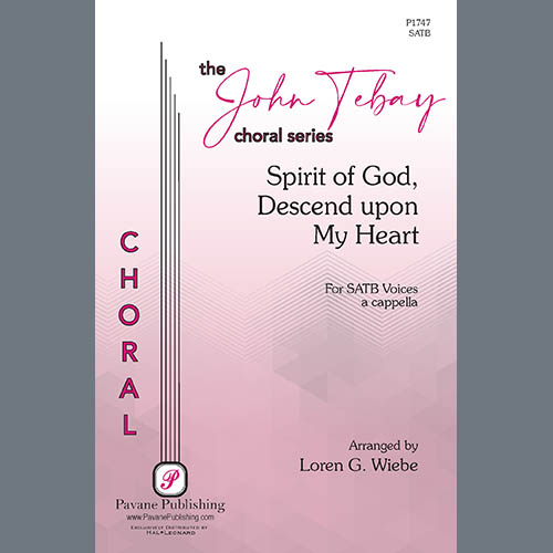 Produktbild zu: Spirit of God, Descend upon My Heart (arr. Loren Wiebe)