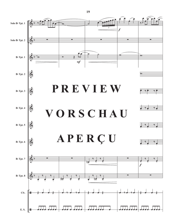Product gallery: Page 21 of 21 Ripples , , (trumpet ensemble, 8 parts + 2x trumpet in Bb solo)